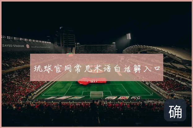 玩球官网常见术语白话解入口